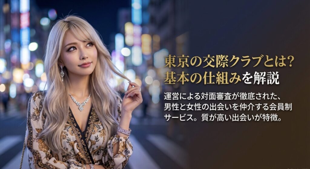 東京の交際クラブ比較ランキングの結論と定義が記載されたスライド資料