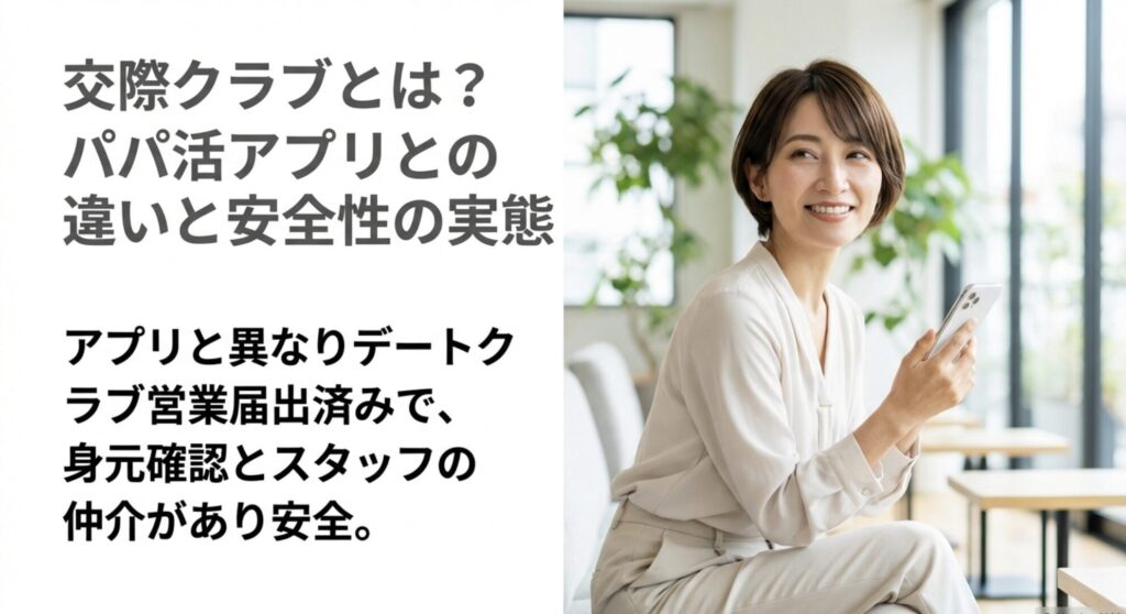芸能人が身バレを防ぐ圧倒的な秘匿性と、夢を叶えるための活動資金獲得を理由に交際クラブを利用する裏側の解説