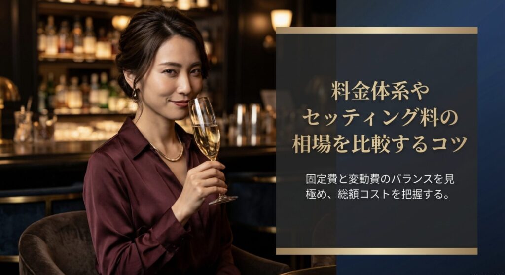 料金体系やセッティング料の相場を比較するコツ。固定費と変動費のバランスを見極め総額コストを把握する