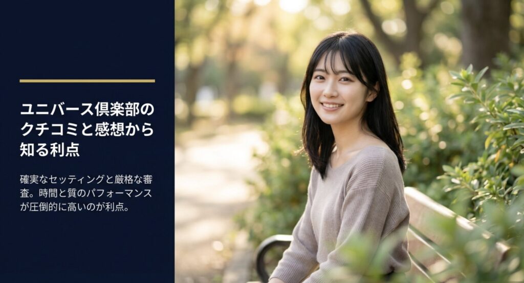 確実なセッティングと厳格な審査による高いタイムパフォーマンスの利点