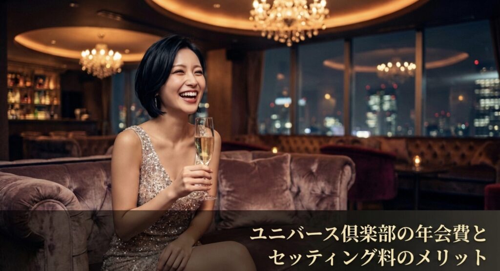 ユニバース倶楽部の年会費とセッティング料のメリット