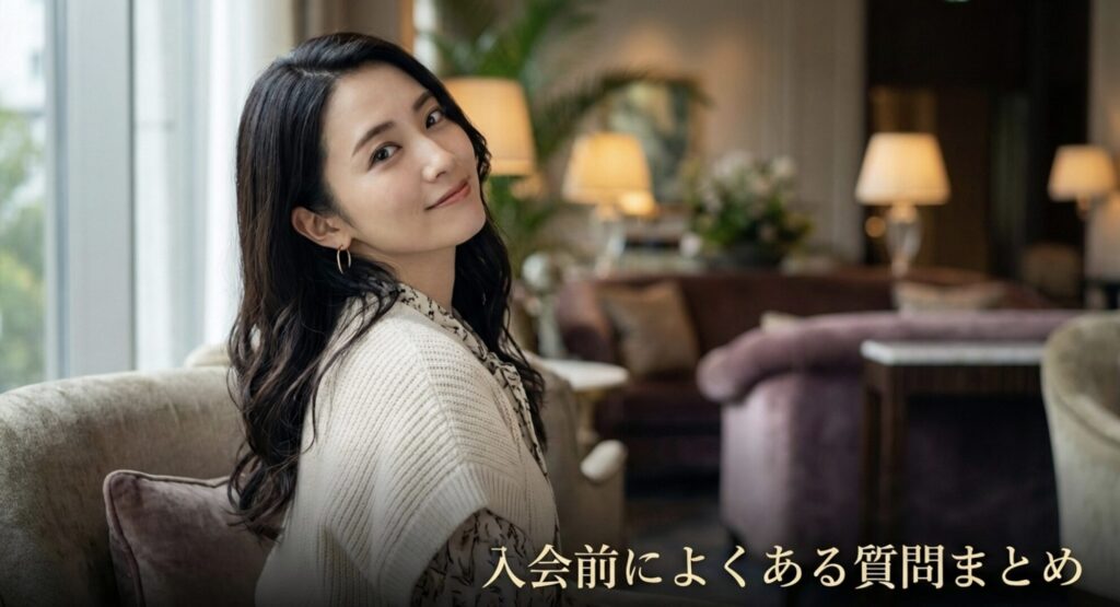 入会前によくある質問まとめ