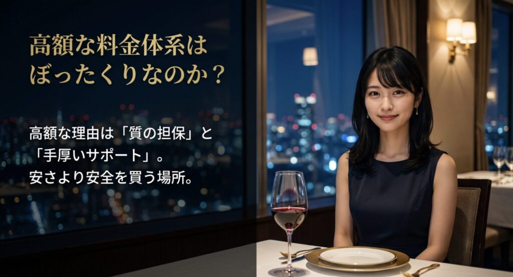 ユニバース倶楽部の高額な料金は質の担保と手厚いサポートのためであるという理由