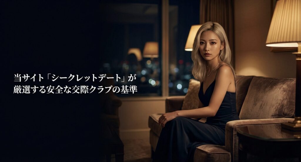 シークレットデートが厳選する安全な交際クラブの基準