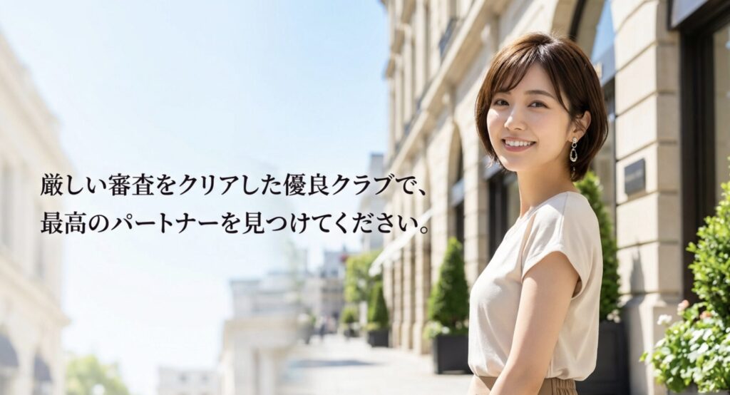 安心できる環境で極上の出逢いを