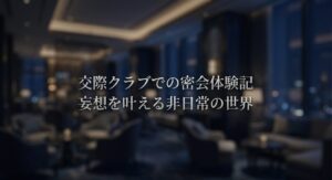 交際クラブでの密会体験記と妄想を叶える非日常の世界